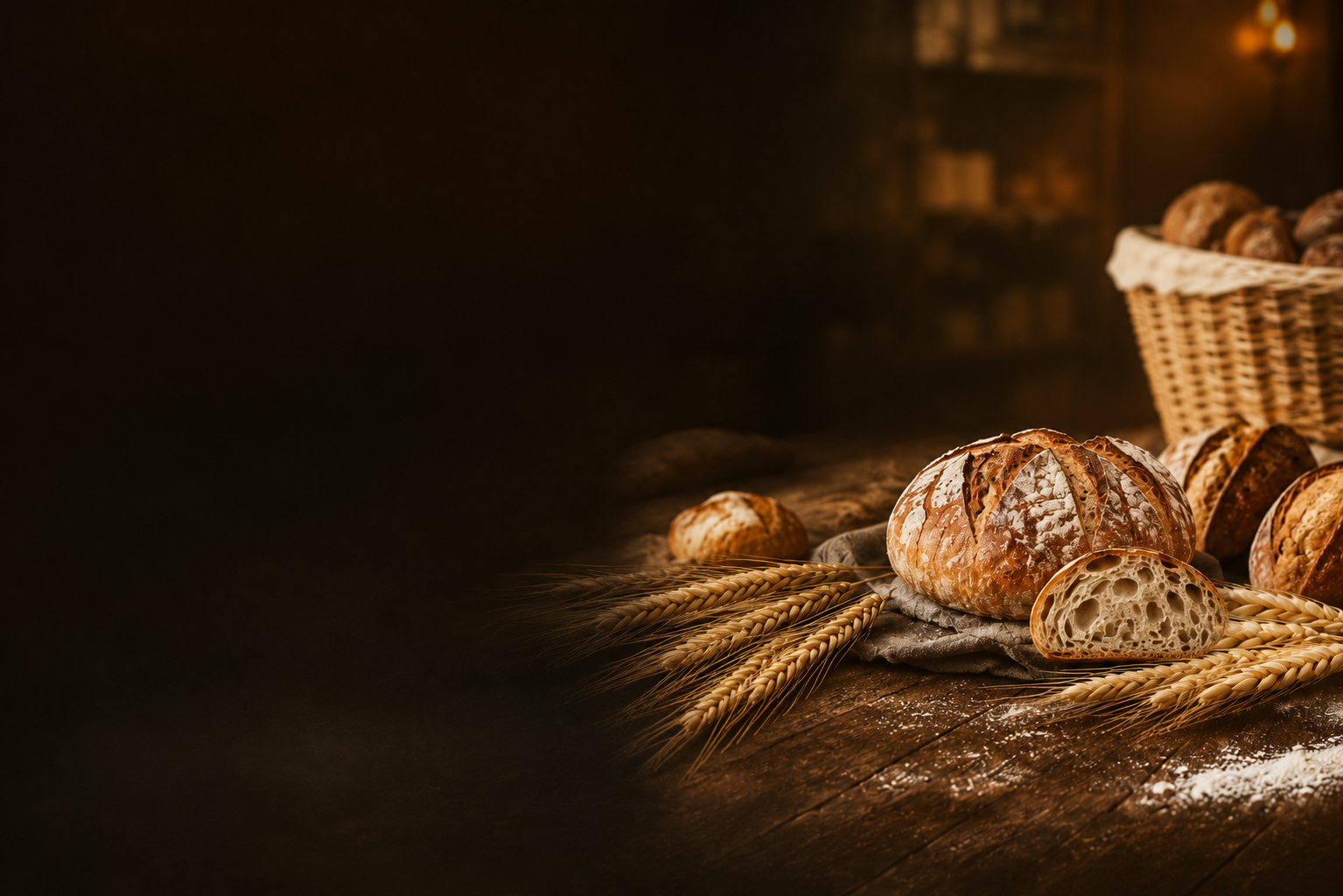 Fondo panadería artesanal